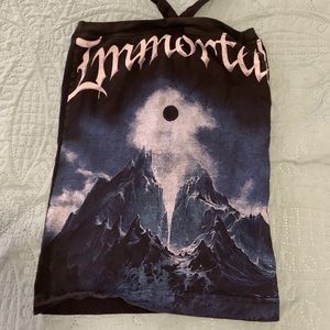 Immortal Black Metal Girlie Band Shirt